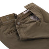 Richard J. Brown Regular - Fit Stretch - Cotton Trousers in Khaki - SARTALE