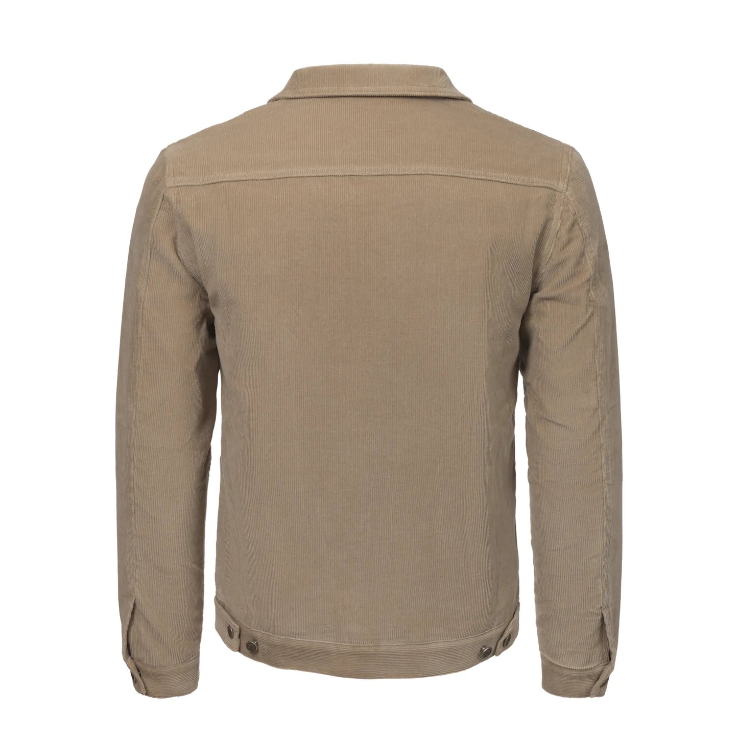 Richard J. Brown Ribbed Velvet - Cotton Jacket in Beige - SARTALE