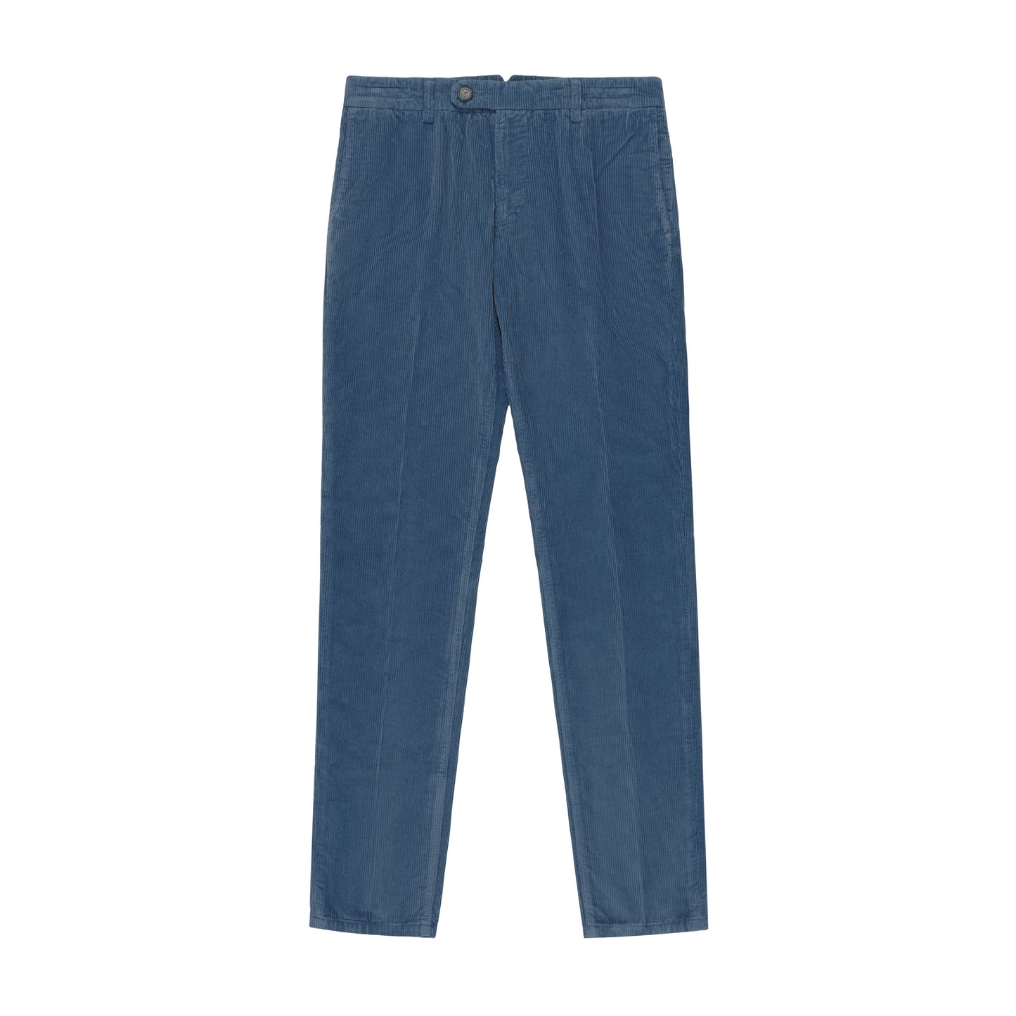 Richard J. Brown Slim - Fit Corduroy Cotton Trousers in Blue - SARTALE