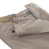 Richard J. Brown Slim - Fit Cotton Beige Trousers with Buckle Adjusters - SARTALE