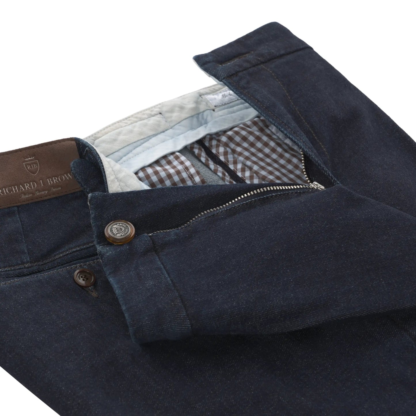 Richard J. Brown Slim - Fit Cotton - Blend Denim Trousers with Buckle Adjusters - SARTALE