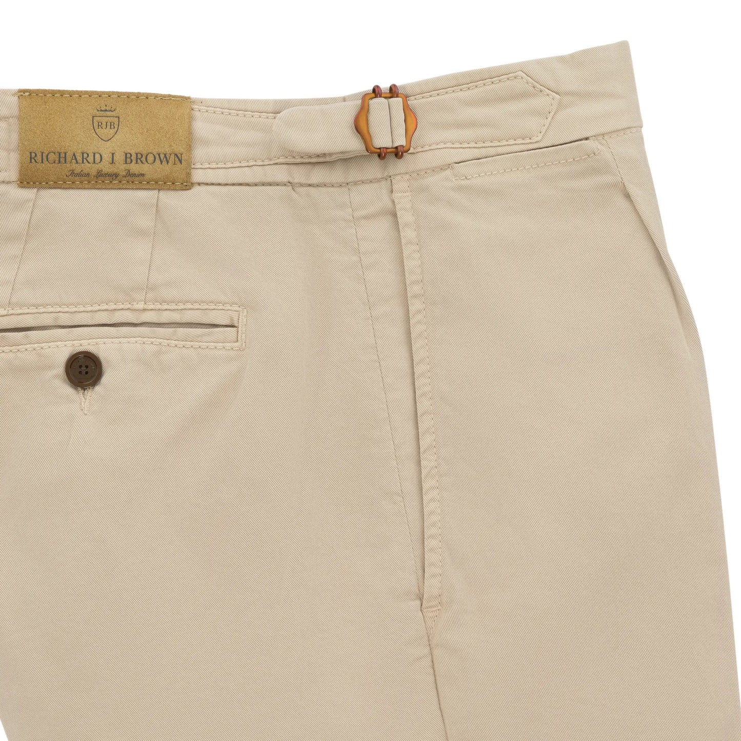 Richard J. Brown Slim - Fit Cotton Pleated Trousers in Beige - SARTALE