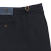 Richard J. Brown Slim - Fit Cotton Pleated Trousers in Deep Blue - SARTALE