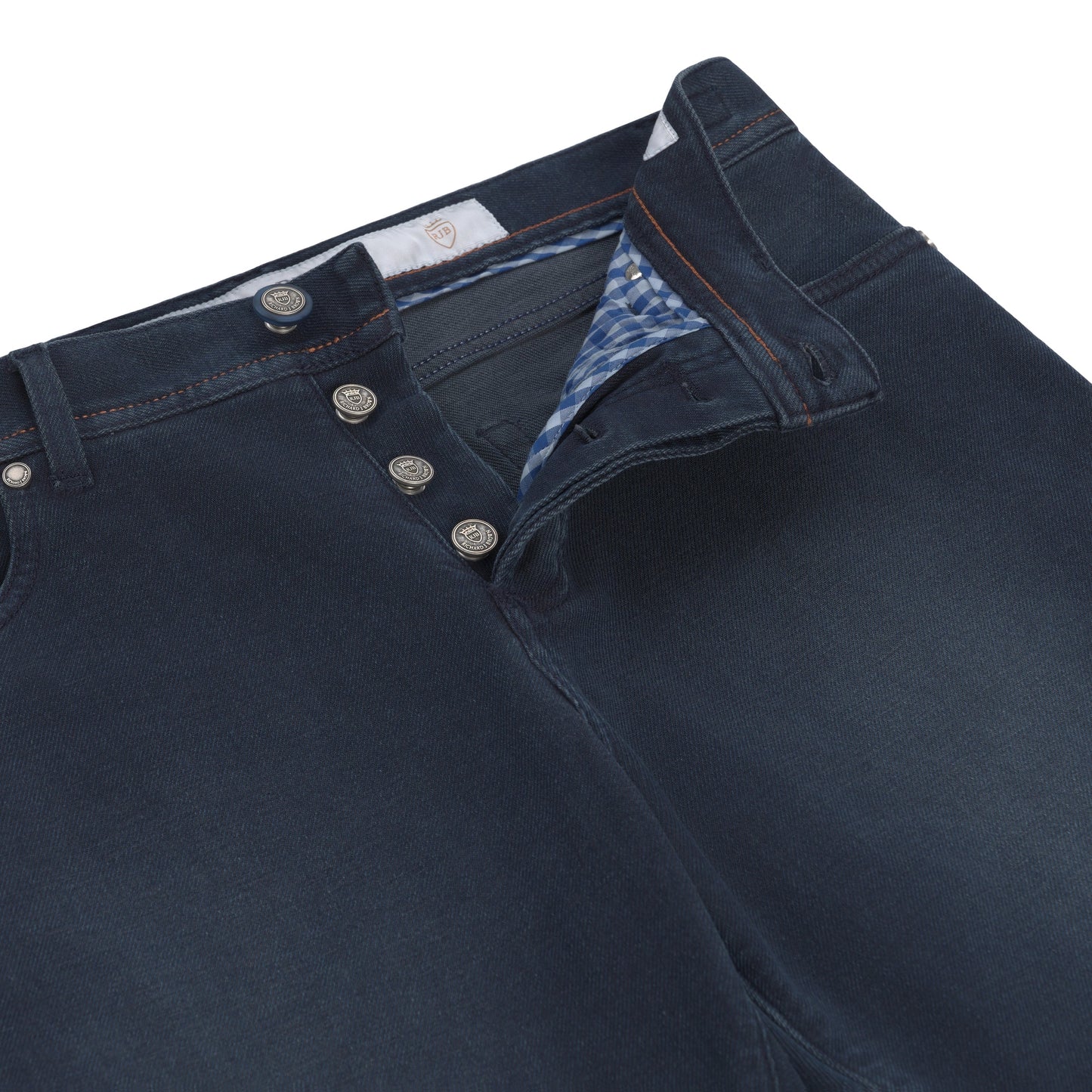 Richard J. Brown Slim - Fit Stretch - Cotton Jeans in Indigo Blue - SARTALE
