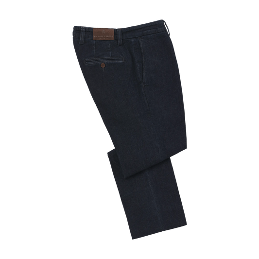 Richard J. Brown Slim - Fit Stretch - Cotton Trousers in Denim Blue - SARTALE