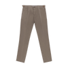 Richard J. Brown Slim - Fit Stretch - Cotton Trousers with Buckle Adjusters in Taupe - SARTALE