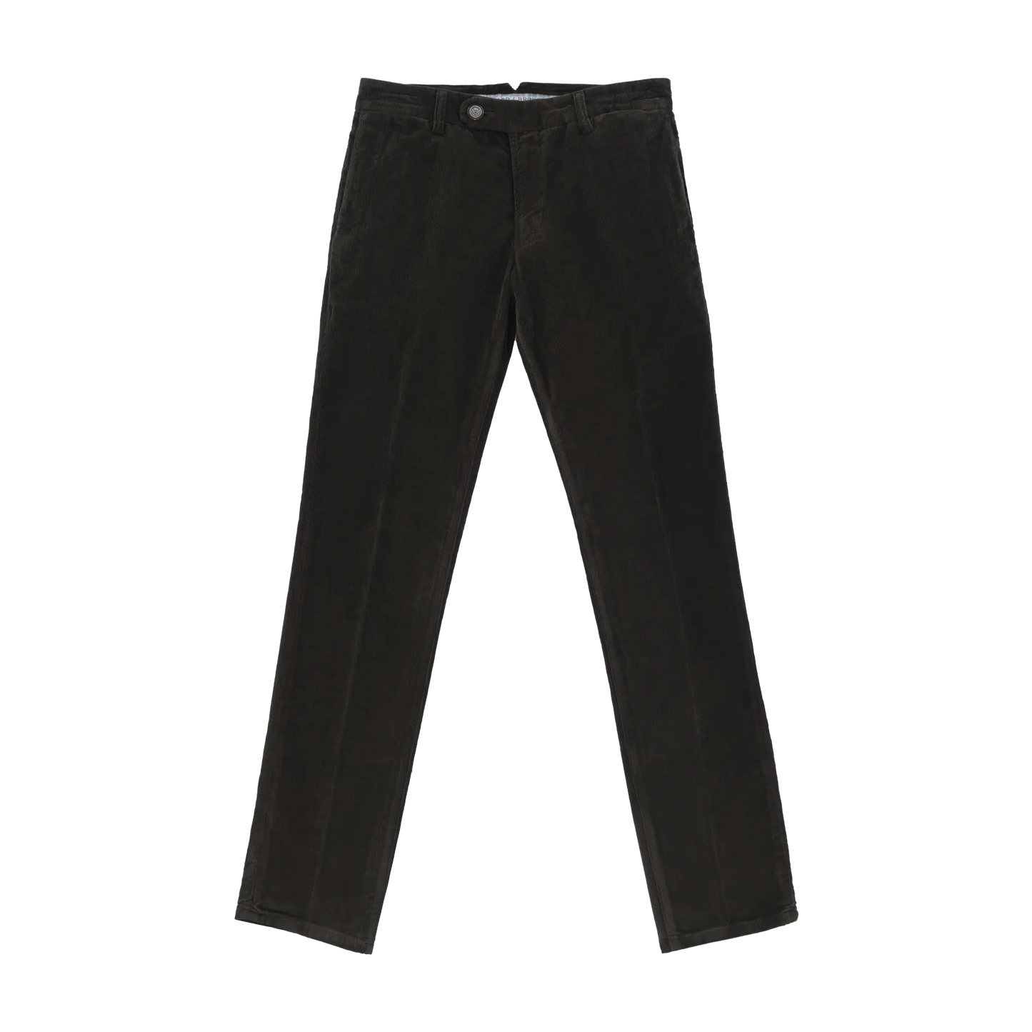 Richard J. Brown Slim - Fit Stretch - Cotton Velvet Trousers in Greyish Brown - SARTALE