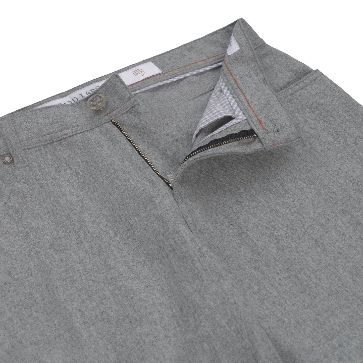 Richard J. Brown Slim - Fit Wool and Cashmere Jeans in Grey Melange - SARTALE