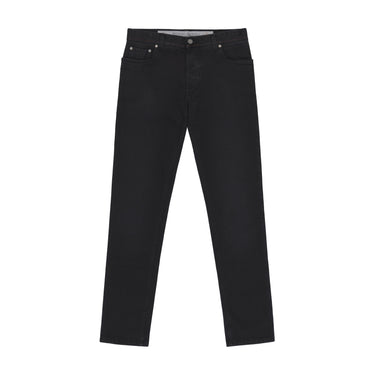 Richard J. Brown Stretch - Cotton Jeans in Black with Button Fastening - SARTALE