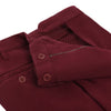 Rota Slim - Fit Cotton and Cashmere - Blend Pleated Trousers in Red - SARTALE