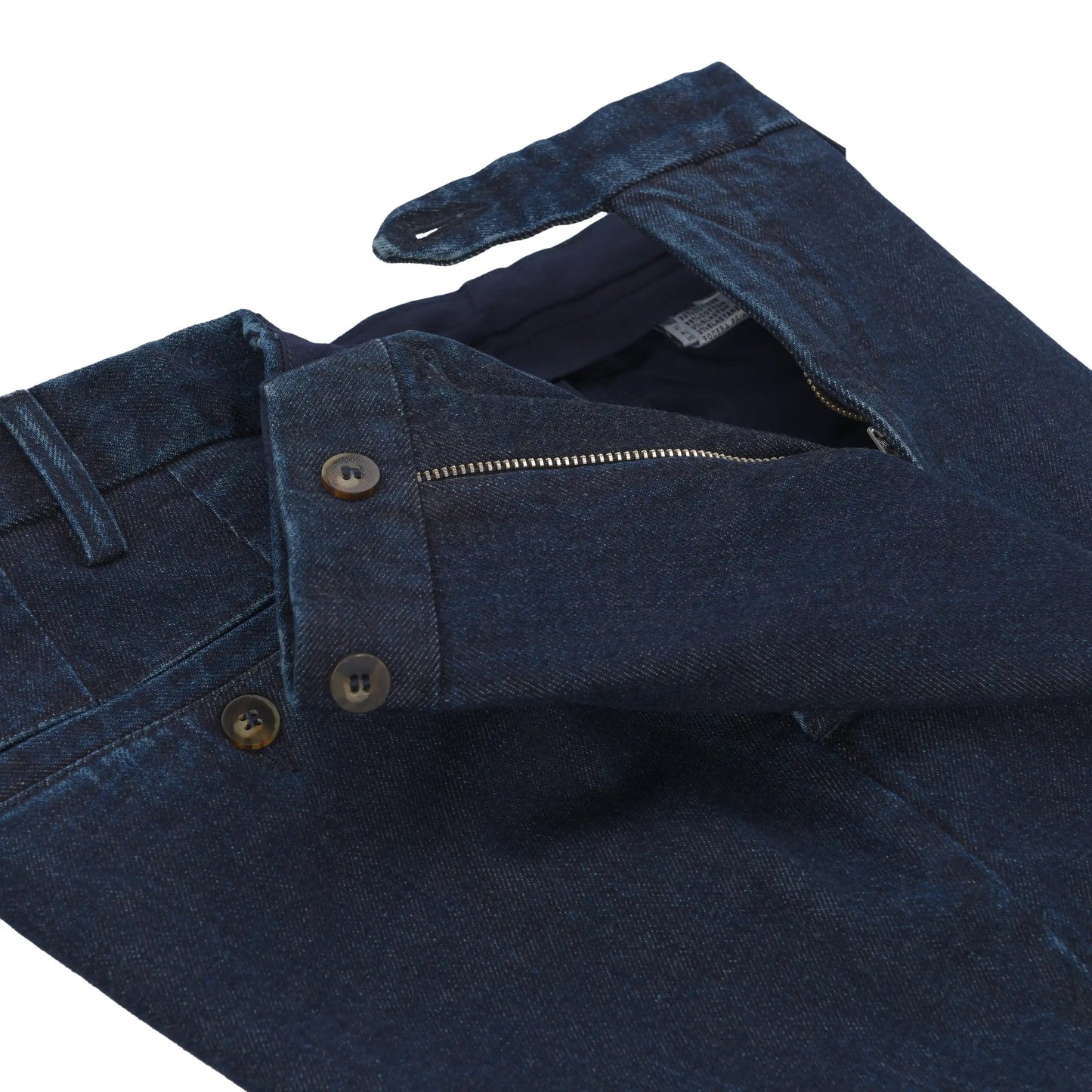 Rota Slim - Fit Denim Cotton Trousers in Blue - SARTALE