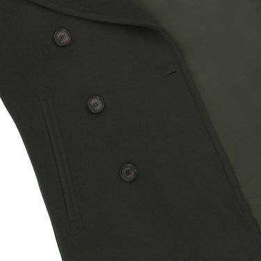 Sealup Amalfi Cashmere - Blend Peacoat in Military Green - SARTALE