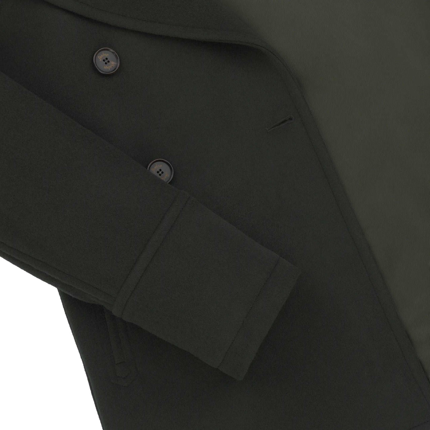 Sealup Amalfi Cashmere - Blend Peacoat in Military Green - SARTALE