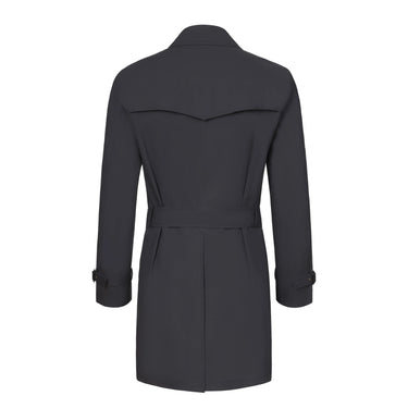 Sealup Classic Trench Coat in Space Blue - SARTALE