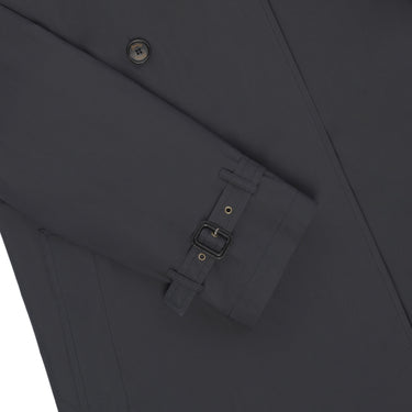 Sealup Classic Trench Coat in Space Blue - SARTALE