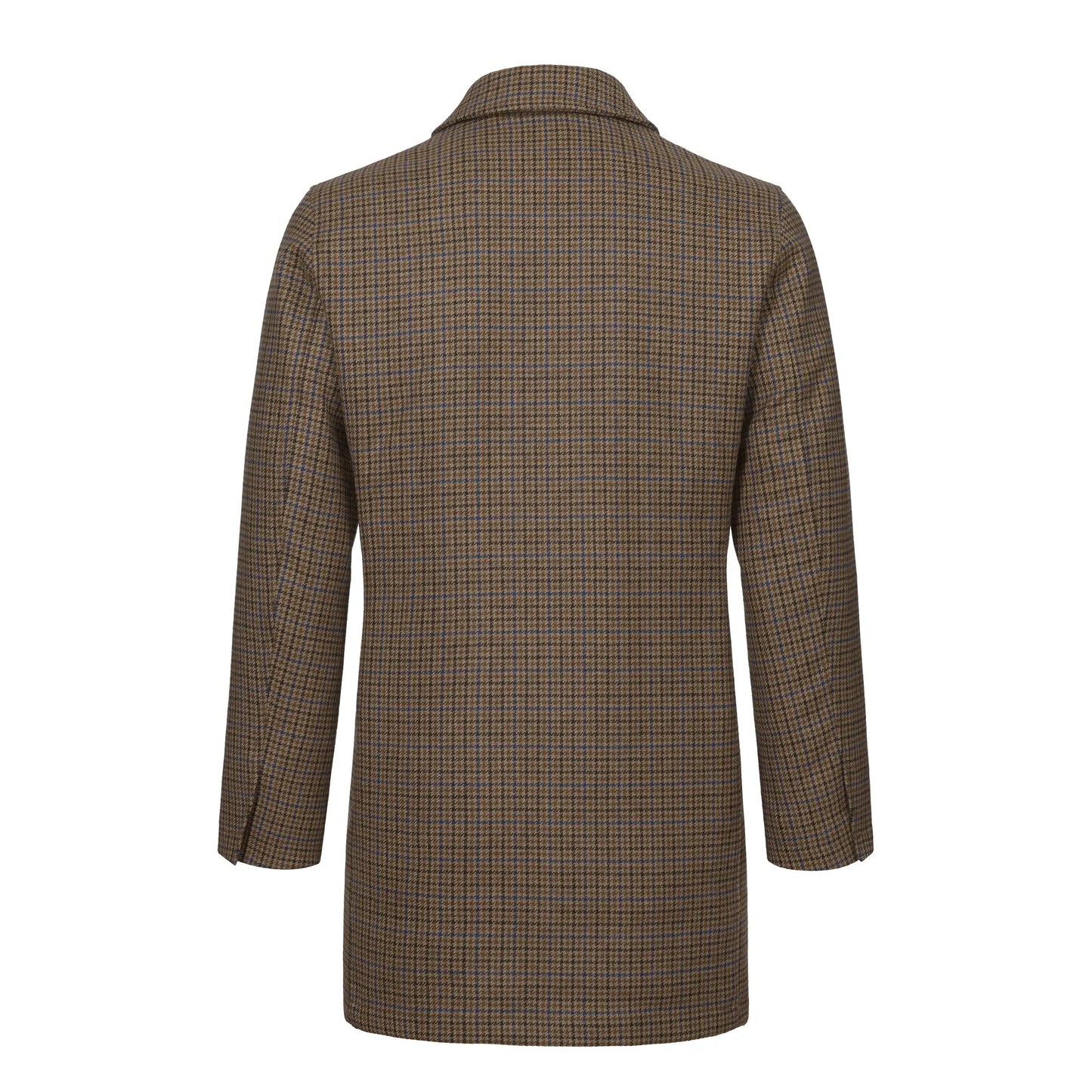 Sealup Wool Ambroeus Coat with Goose Down Filling in Brown Multicolor - SARTALE