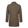 Sealup Wool Ambroeus Coat with Goose Down Filling in Brown Multicolor - SARTALE
