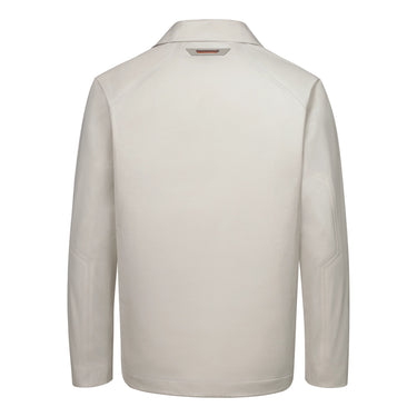 Sease Cotton - Blend Overshirt in Pearl Grey - SARTALE