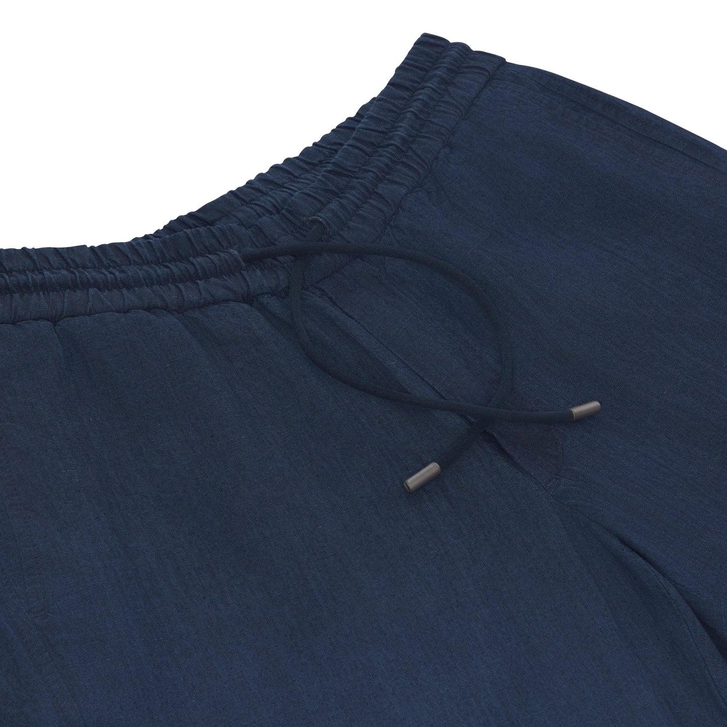 Sease Cotton Drawstring Pants in Denim Blue - SARTALE