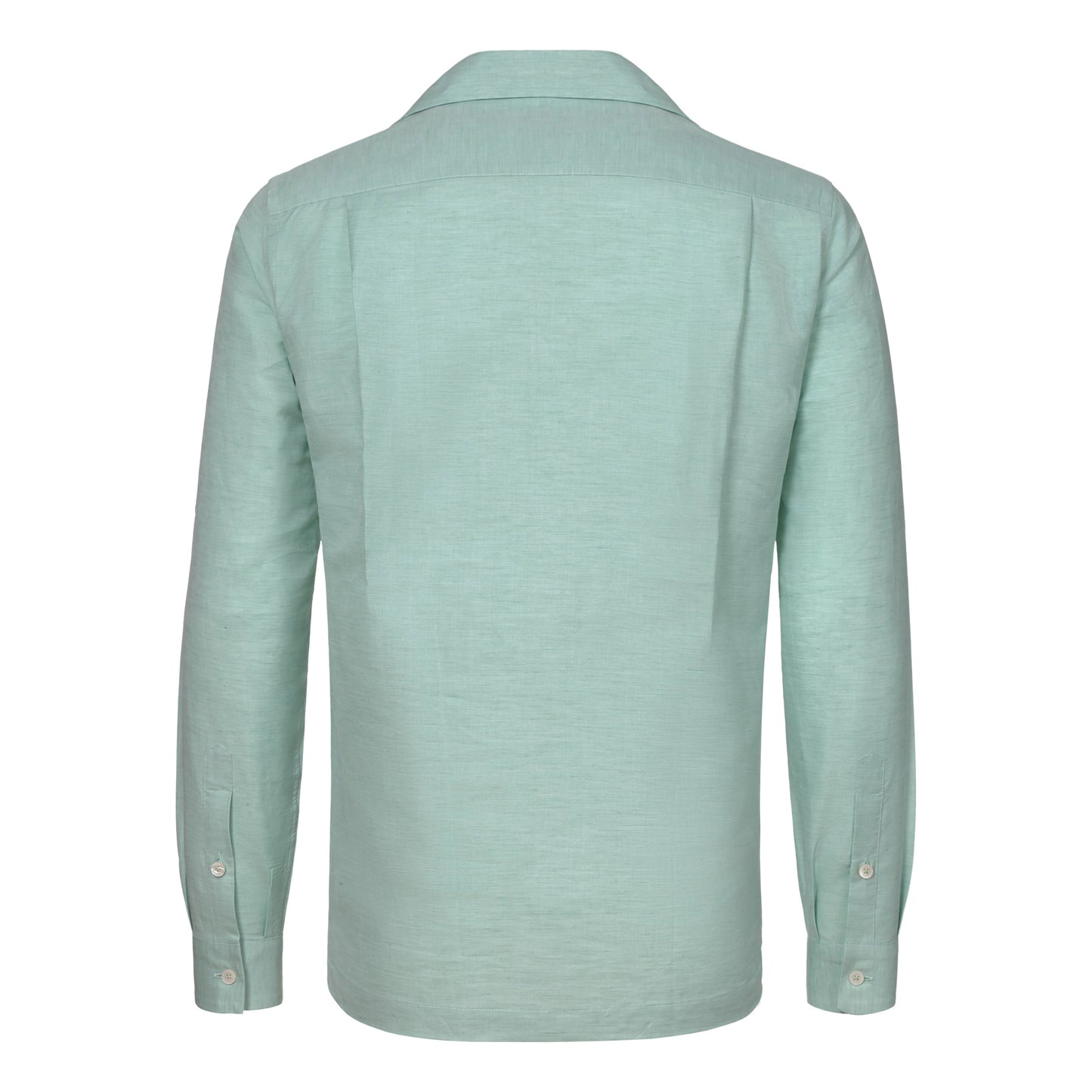 Sease Linen - Cotton Blend Polo Shirt in Crystal Water - SARTALE
