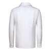 Sease Linen - Cotton Blend Polo Shirt in White - SARTALE