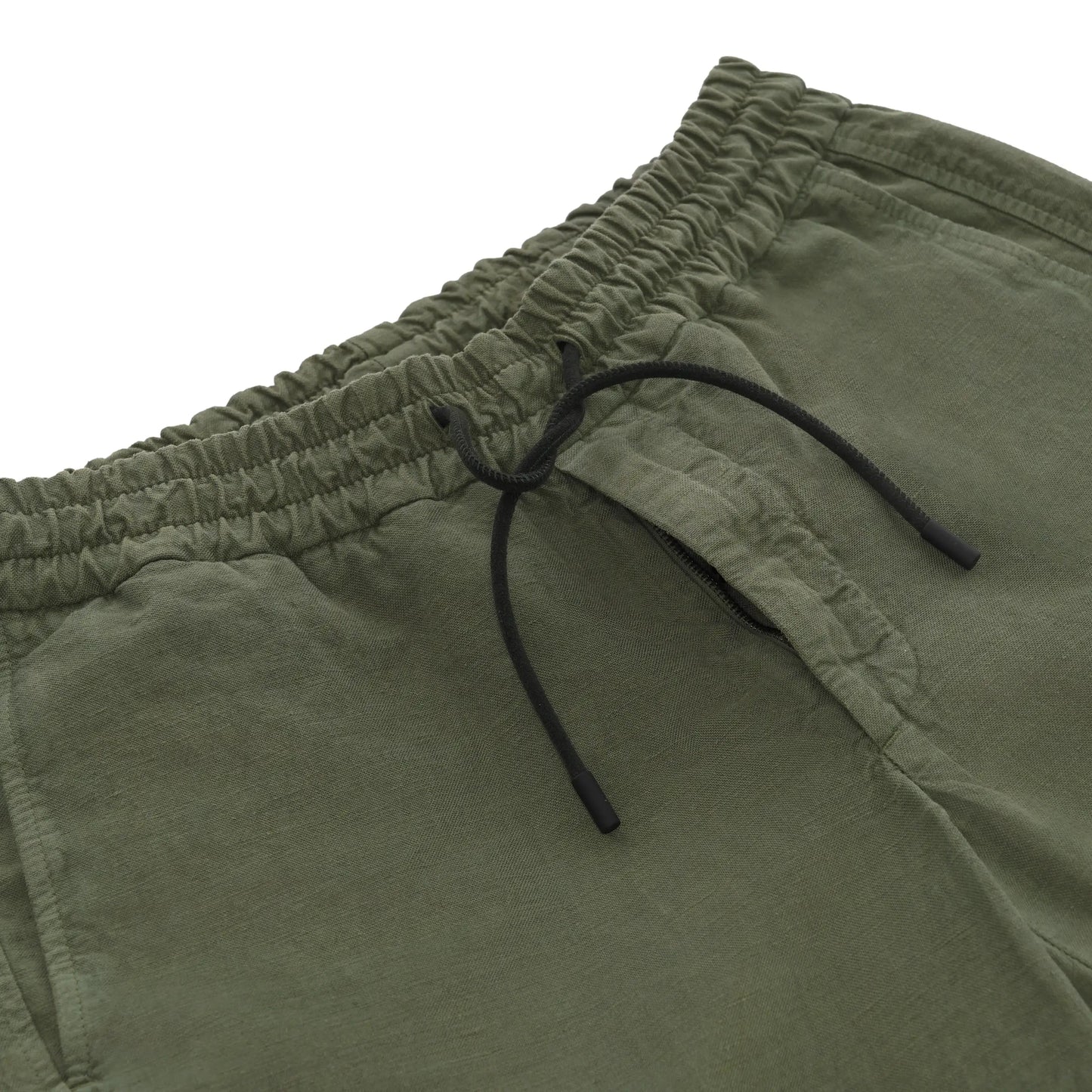 Sease Summer Mindset Cotton Drawstring Pants in Sage Green - SARTALE