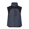 Sease V - 8 3 Layers Linen Vest in Mid Blue - SARTALE