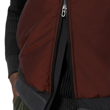 Sease Wool and Nylon - Blend Vest in Bordeaux - SARTALE
