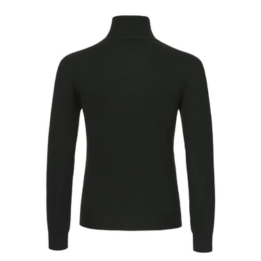 Sease Wool Whole Turtleneck Sweater in Dark Green - SARTALE