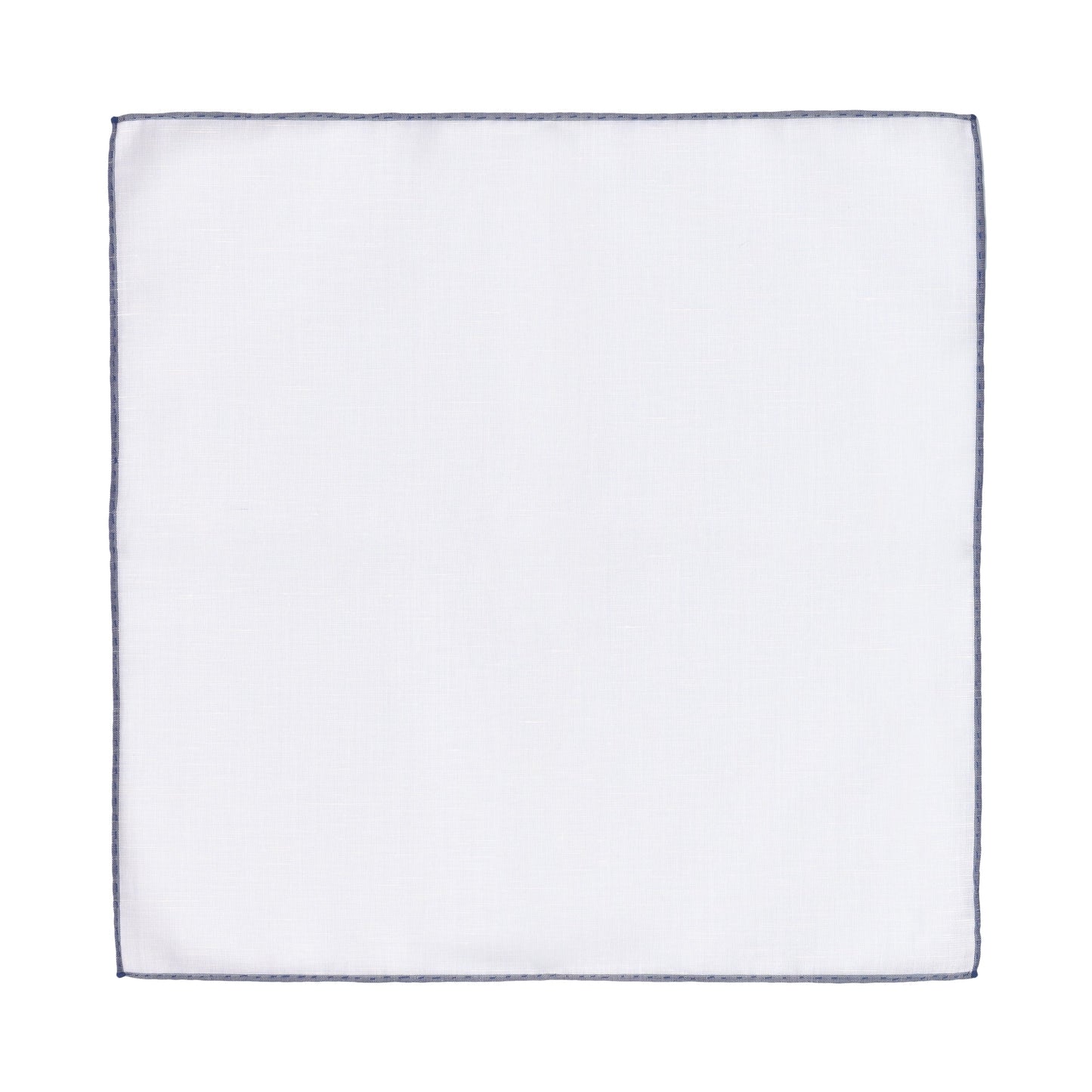 Simonnot Godard Cotton Blend Pocket Square in White - SARTALE