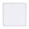 Simonnot Godard Cotton Blend Pocket Square in White - SARTALE