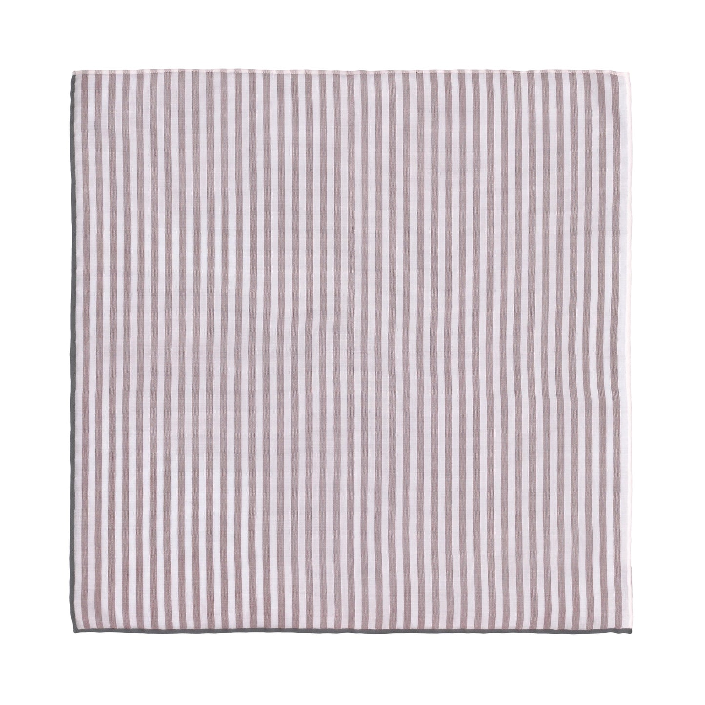 Simonnot Godard Cotton Pocket Square in Burgundy and White - SARTALE