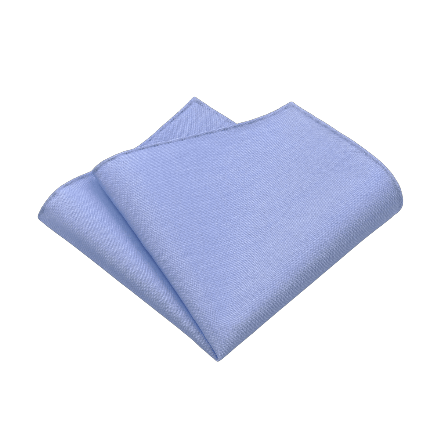 Simonnot Godard Cotton Pocket Square in Light Blue - SARTALE