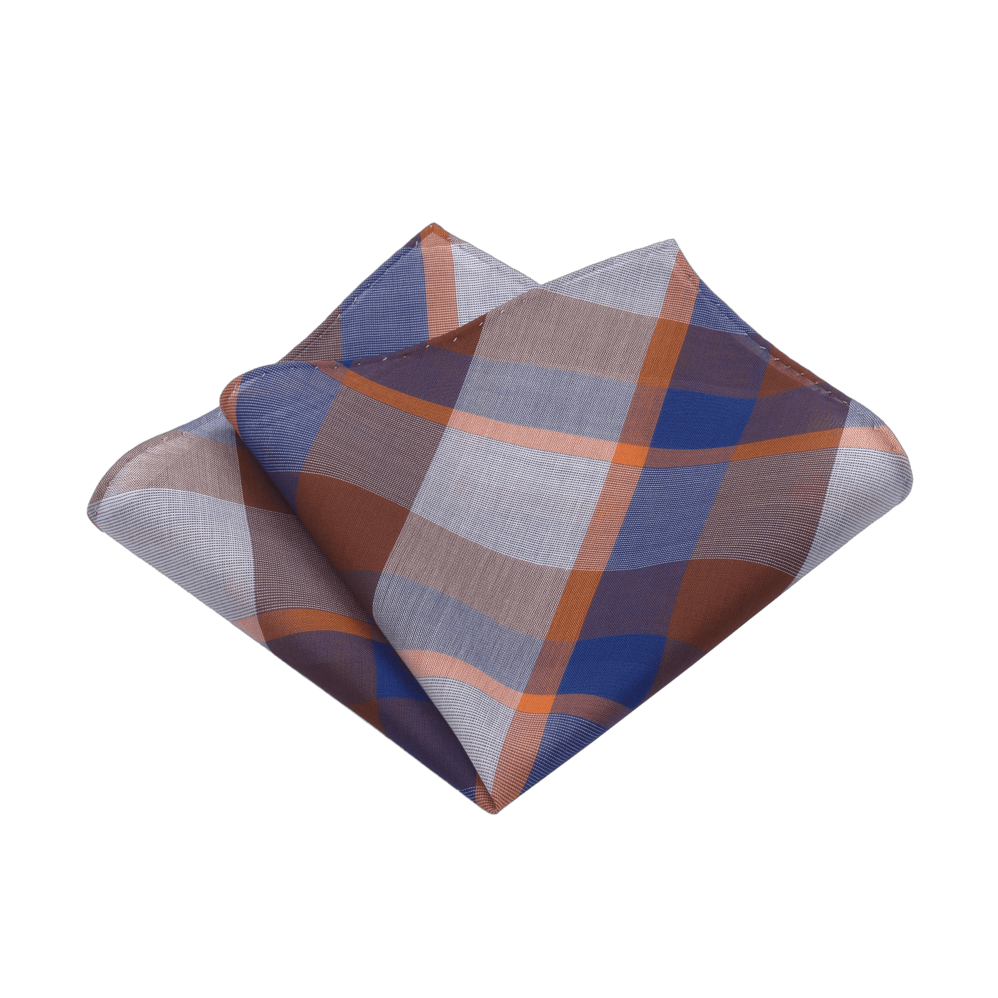 Simonnot Godard Plaid Cotton Pocket Square in Multicolor - SARTALE