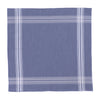 Simonnot Godard Striped Cotton Pocket Square in Light Blue - SARTALE