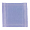 Simonnot Godard Striped Cotton Pocket Square in Light Blue - SARTALE