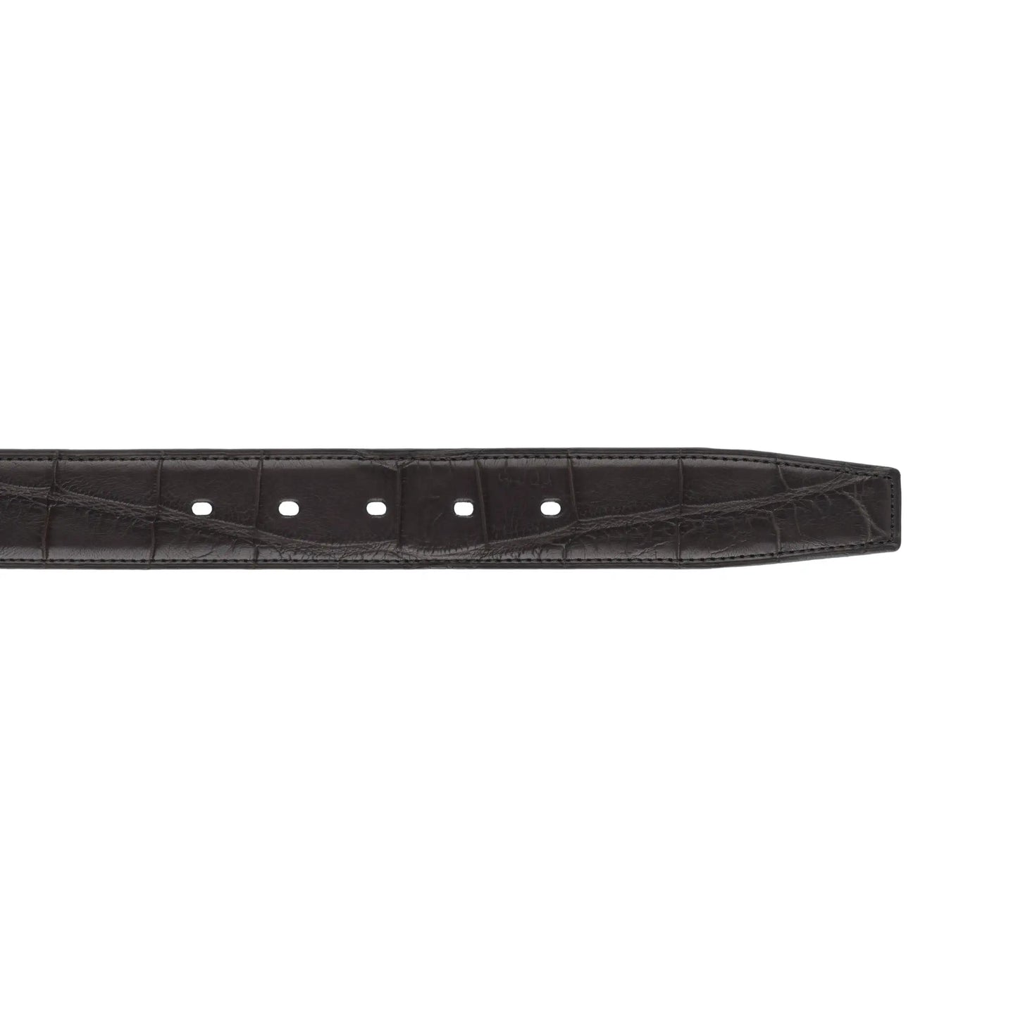 Tardini Alligator Belt in Grey/Brown - SARTALE