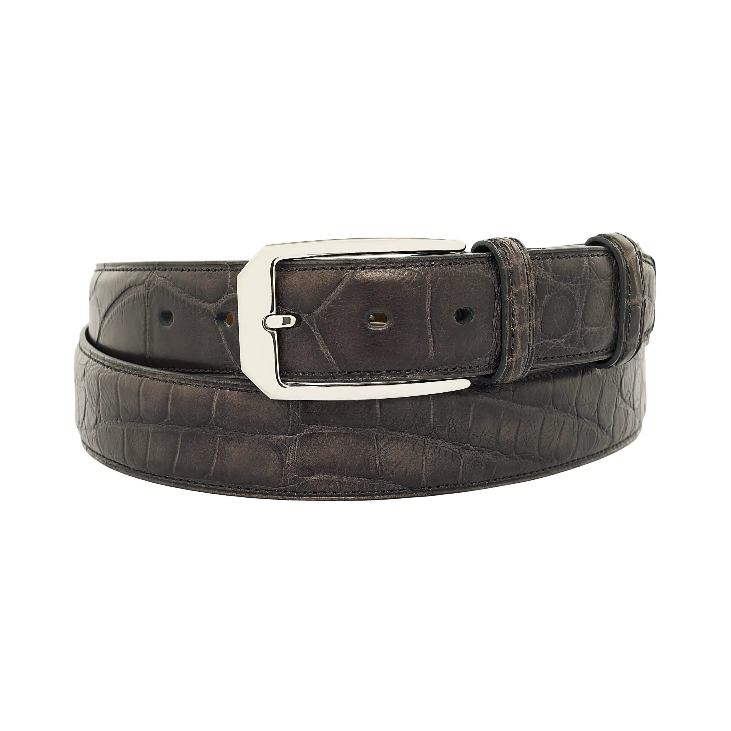 Tardini Genuine Ostrich Black factory Belt