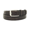 Tardini Alligator Leather Belt in Black - SARTALE