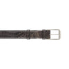 Tardini Alligator Leather Belt in Black - SARTALE