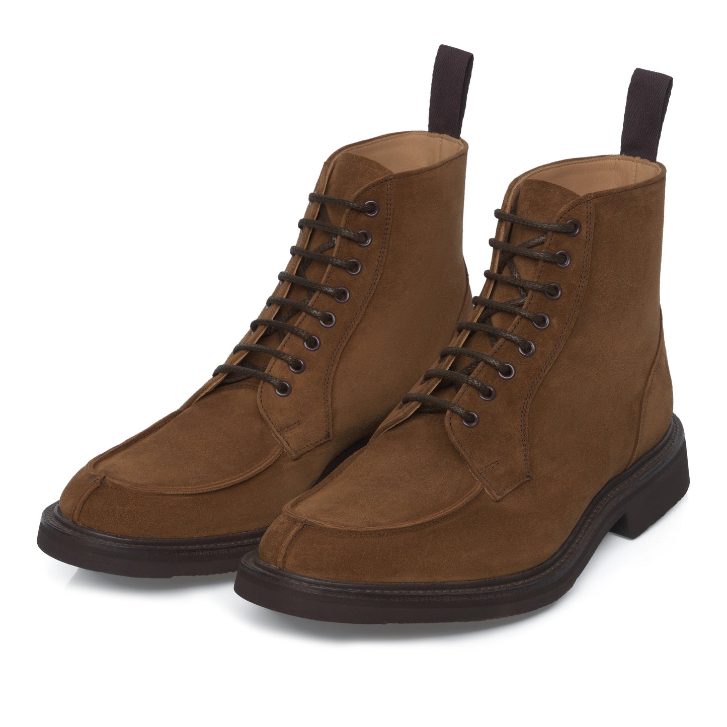 Tricker's "Lawrence" Apron Front Derby Boots in Cubana - SARTALE