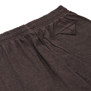 Zimmerli Stretch - Cotton Cashmere Home Trousers in Toffee Brown - SARTALE