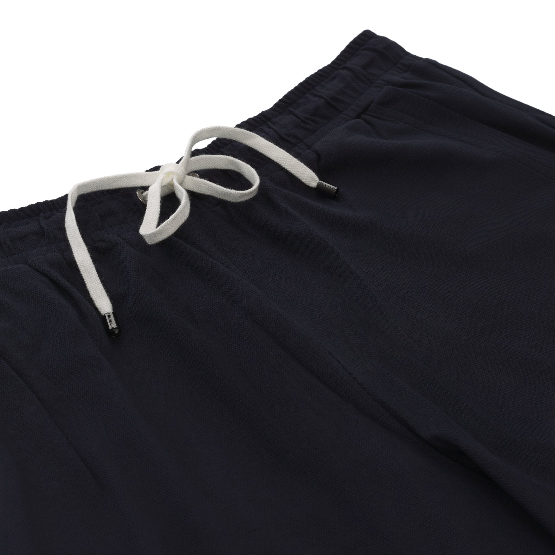 Drawstring Lock Slide Shorts Zimmerli | Stretch-Cotton Drawstring Shorts in Navy Blue | SARTALE