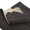 Rota Regular-Fit Wool and Cashmere-Blend Pleated Herringbone Trousers in Dark Brown - SARTALE