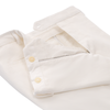 Slim-Fit Cotton Trousers in White