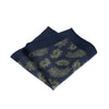Finamore Paisley-Print Wool and Silk-Blend Pocket Square - SARTALE