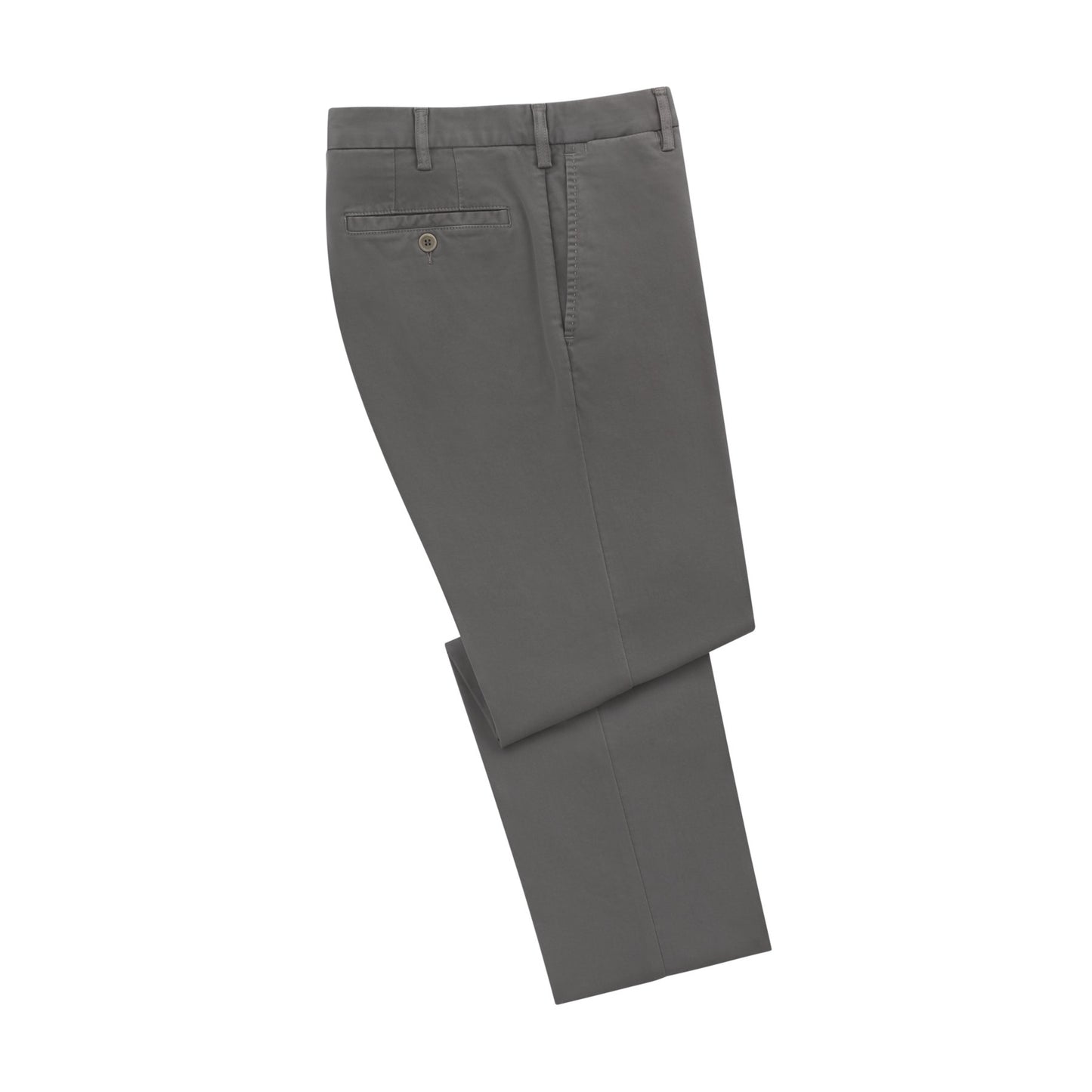 Rota Slim-Fit Stretch-Cotton Trousers in Grey - SARTALE
