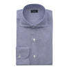Finamore Striped Cotton and Linen Napoli Shirt in Blue - SARTALE
