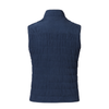 Luciano Barbera Quilted Suede Vest in Royal Blue - SARTALE