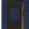 Luciano Barbera Quilted Suede Vest in Royal Blue - SARTALE